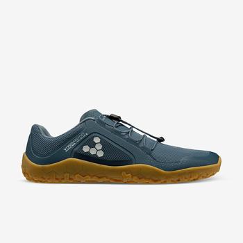 Blue Men's Vivobarefoot Primus Trail II FG Training Shoes | Philippines 0055EBCX